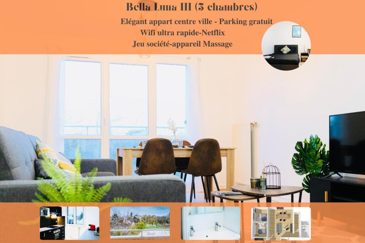 Bella Luna Iii - Elégant Centre - Parking Gratuit - Wifi Ultra Rapide-appareil Massage-netflix-jeu Société